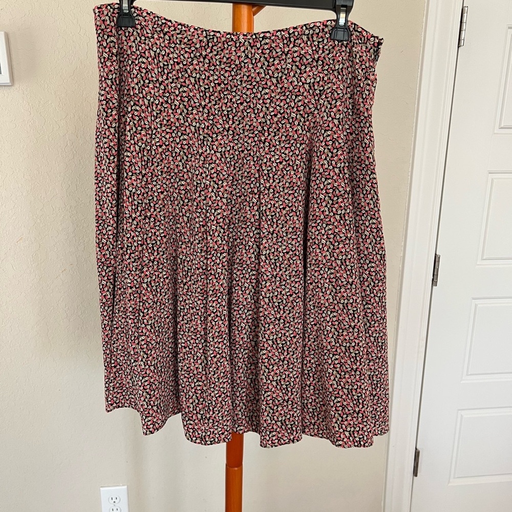 Talbots Floral Print Women's silk Skirt